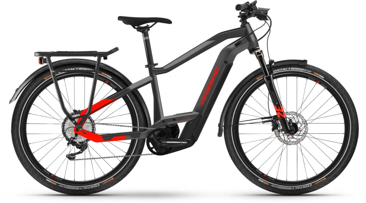 Haibike Trekking 9 i625Wh anthracite/red 2022 - E-Bike Trekkingrad Herren
