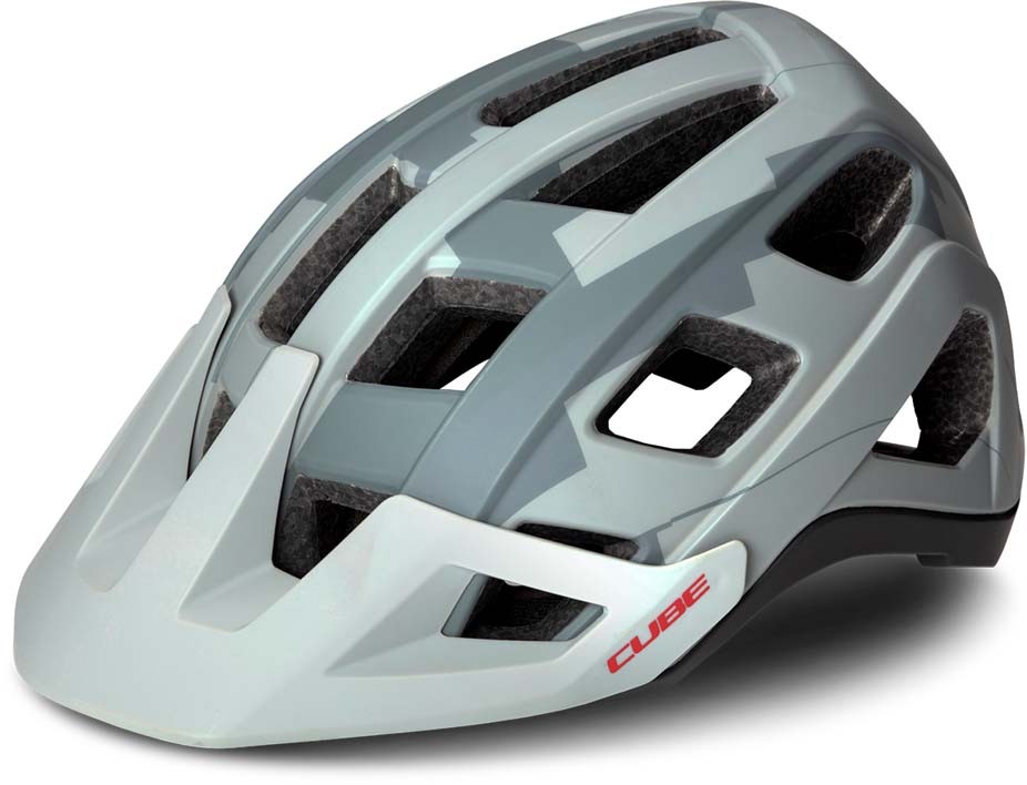 Cube Helm BADGER grey camo