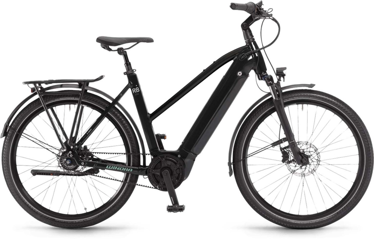 Winora Sinus R8f i625Wh onyxblack 2022 - E-Bike Trekkingrad Damen