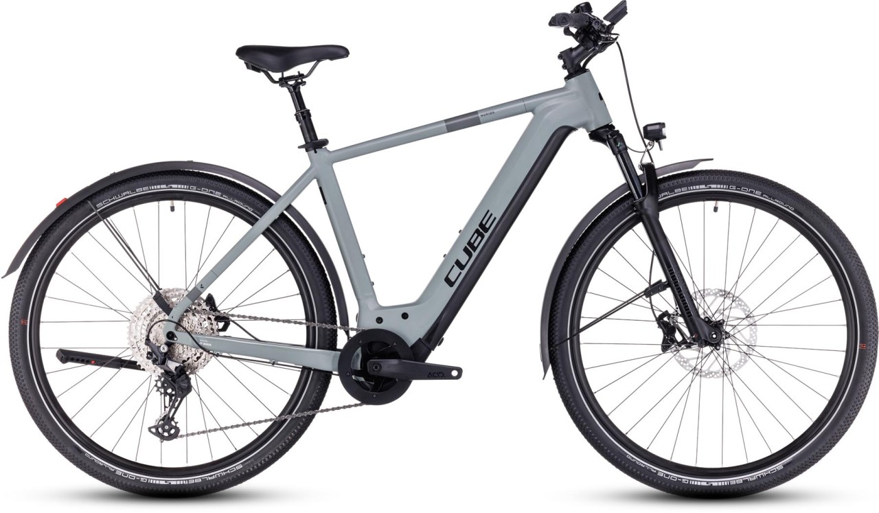 Cube Nuride Hybrid SLX 750 Allroad grey n black 2024 - E-Bike Trekkingrad Herren