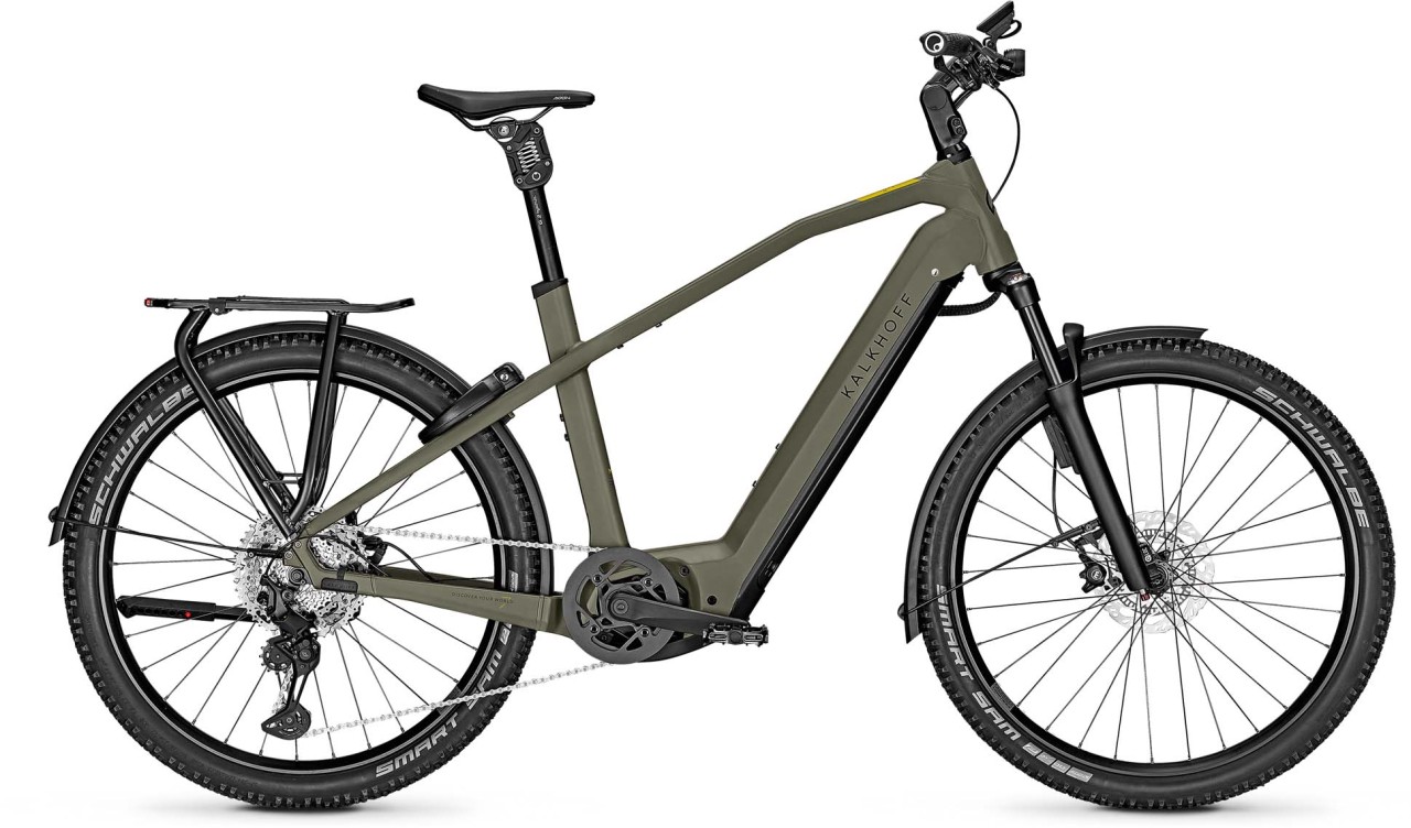 Kalkhoff Entice 7.B Advance+ ABS urbangreen matt 2023 - E-Bike Hardtail Mountainbike