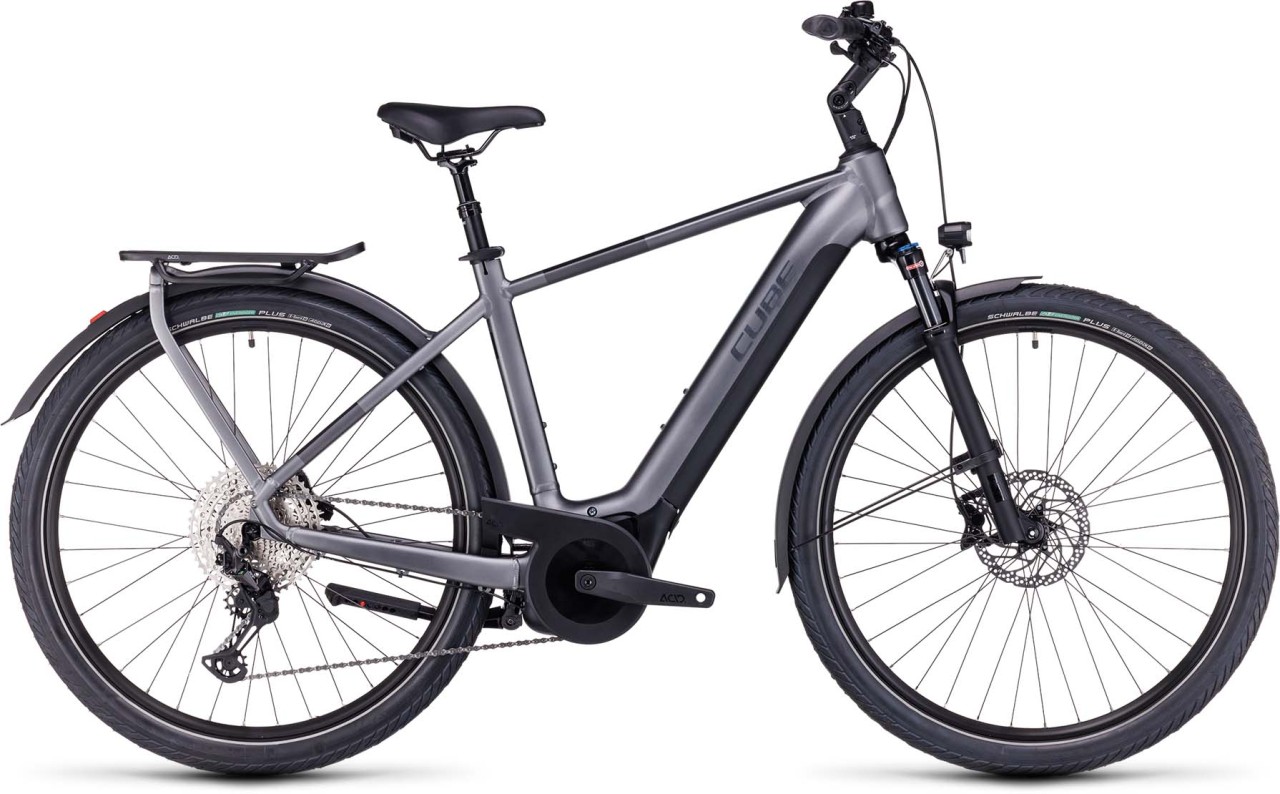 Cube Touring Hybrid EXC 625 grey n metal 2023 - E-Bike Trekkingrad Herren