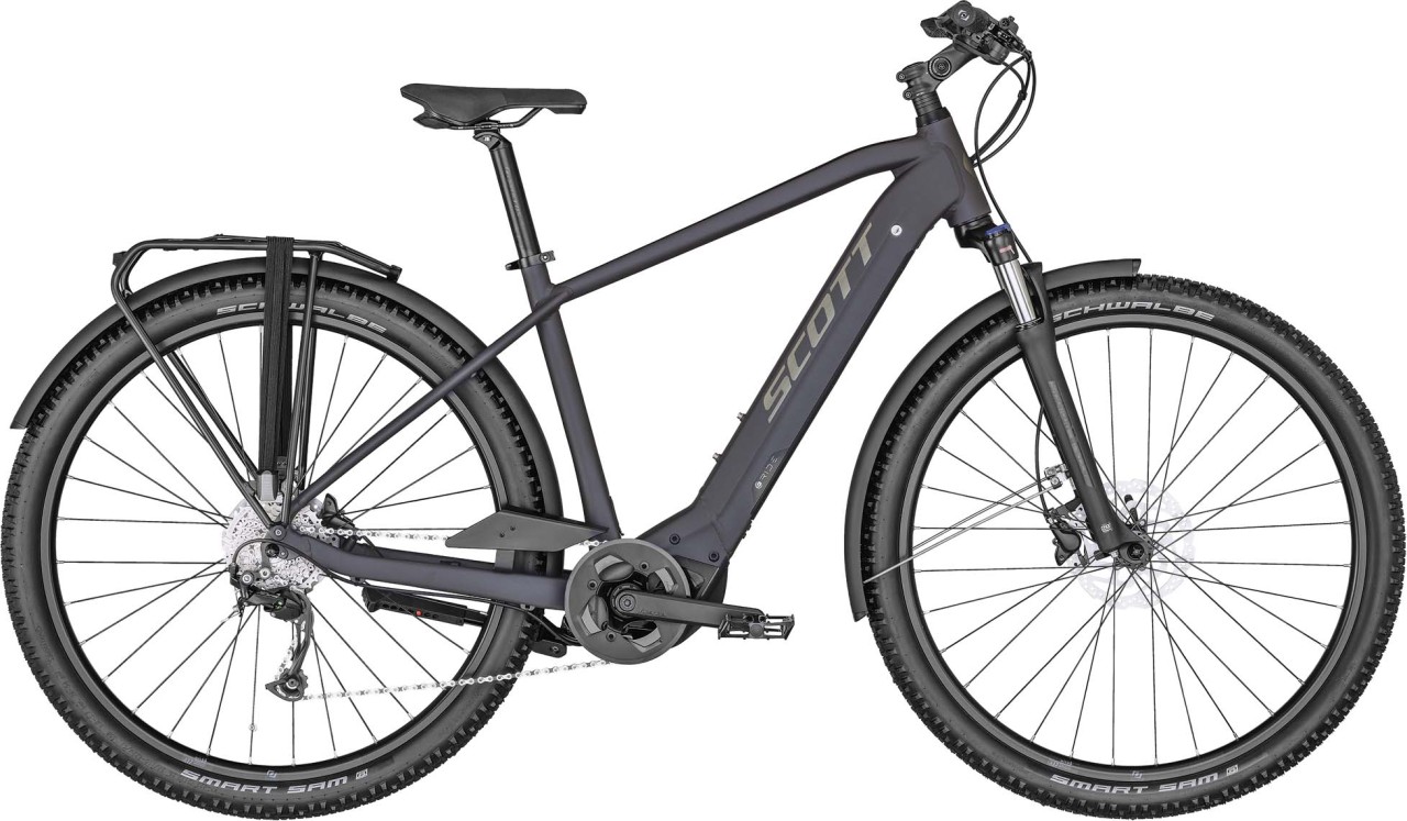 Scott Sub Cross eRIDE 20 EQ Men dark grey / brushed metallic 2022 - E-Bike Crossrad Herren