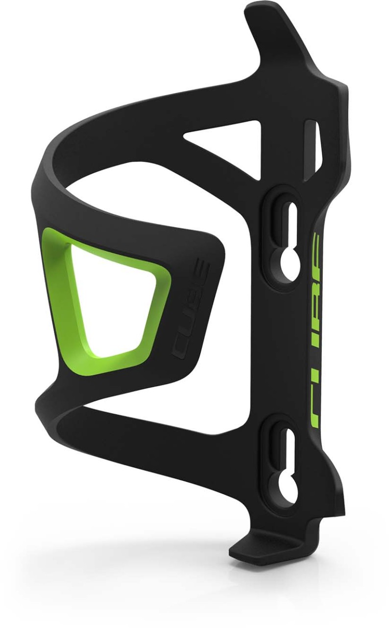 Cube Flaschenhalter HPP Sidecage black n green