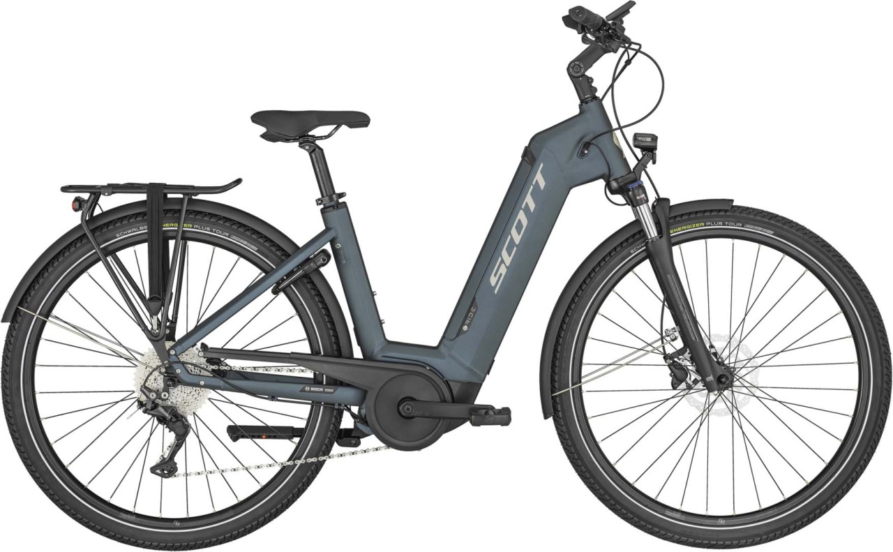 Scott Sub Tour eRIDE 10 Unisex Petrol Blue 2023 - E-Bike Trekkingrad Tiefeinsteiger