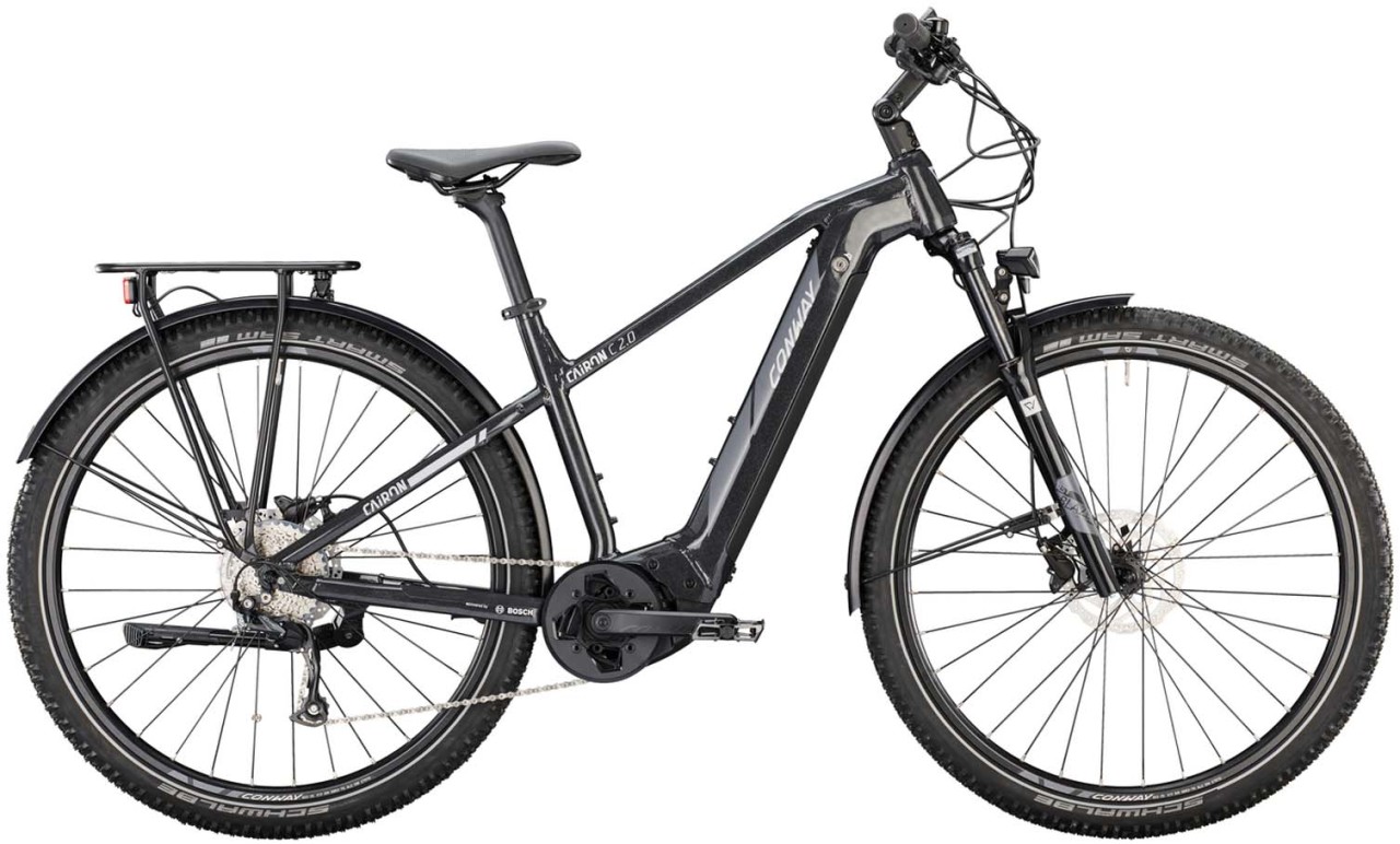 Conway Cairon C 2.0 625 black metallic / red metallic 2022 - E-Bike Hardtail Mountainbike