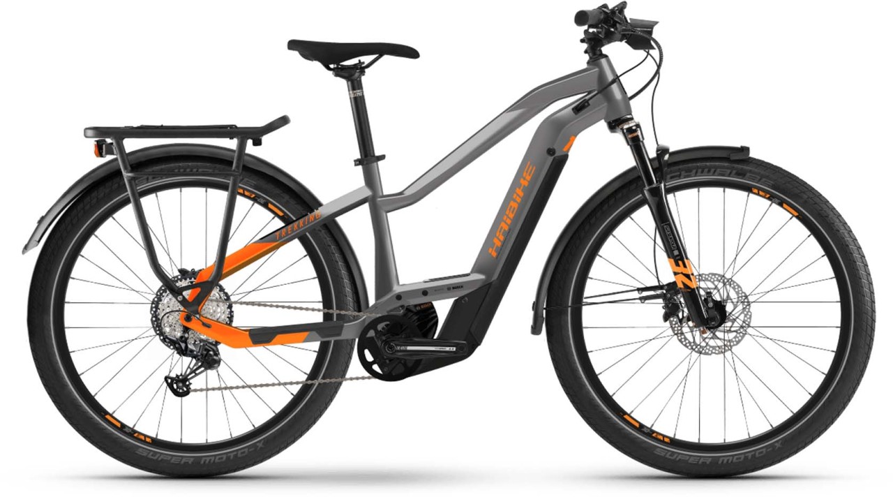 Haibike Trekking 10 i625Wh titan/lava matte 2022 - E-Bike Trekkingrad Damen