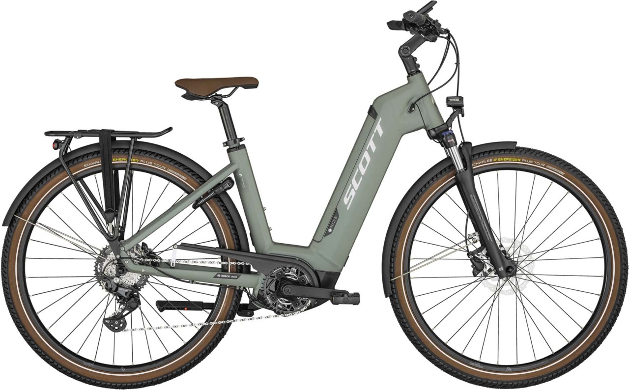 Scott Sub Sport eRIDE 20 Unisex Highland Green 2023 - E-Bike Trekkingrad Tiefeinsteiger