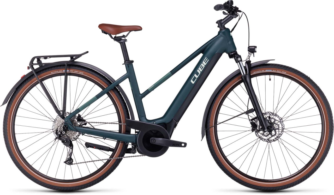 Cube Touring Hybrid ONE 500 darkgreen n green 2023 - E-Bike Trekkingrad Damen