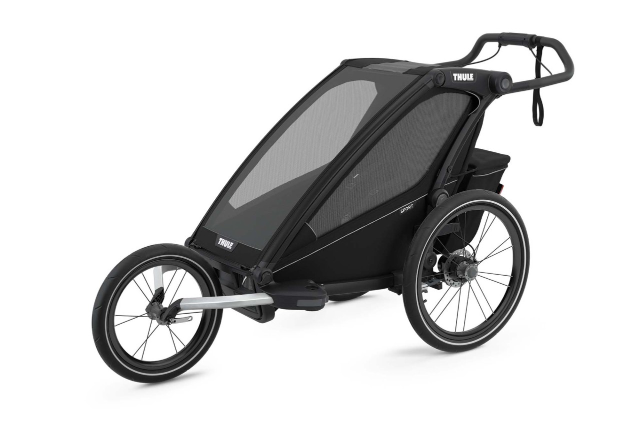 Thule Chariot Sport 1 Kinderanhänger, Midnight Black