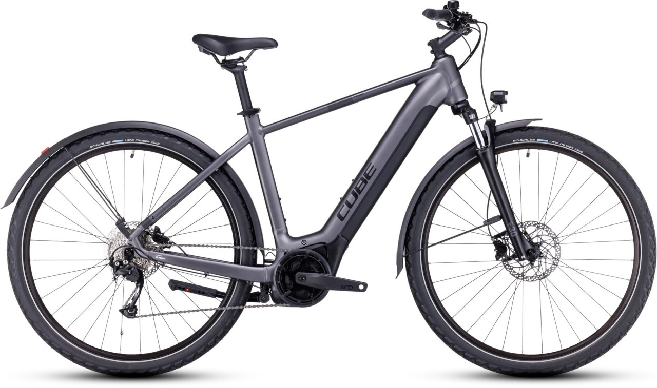 Cube Nuride Hybrid Performance 625 Allroad graphite n black 2024 - E-Bike Trekkingrad Herren