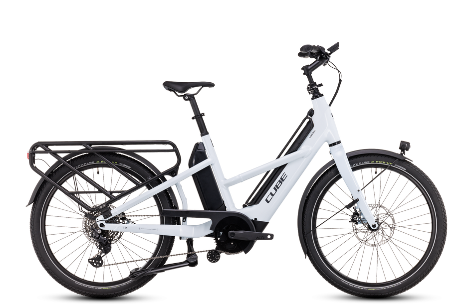 Cube Longtail Sport Hybrid 725 flashwhite´n´reflex 2023 - E-Bike Lastenfahrrad