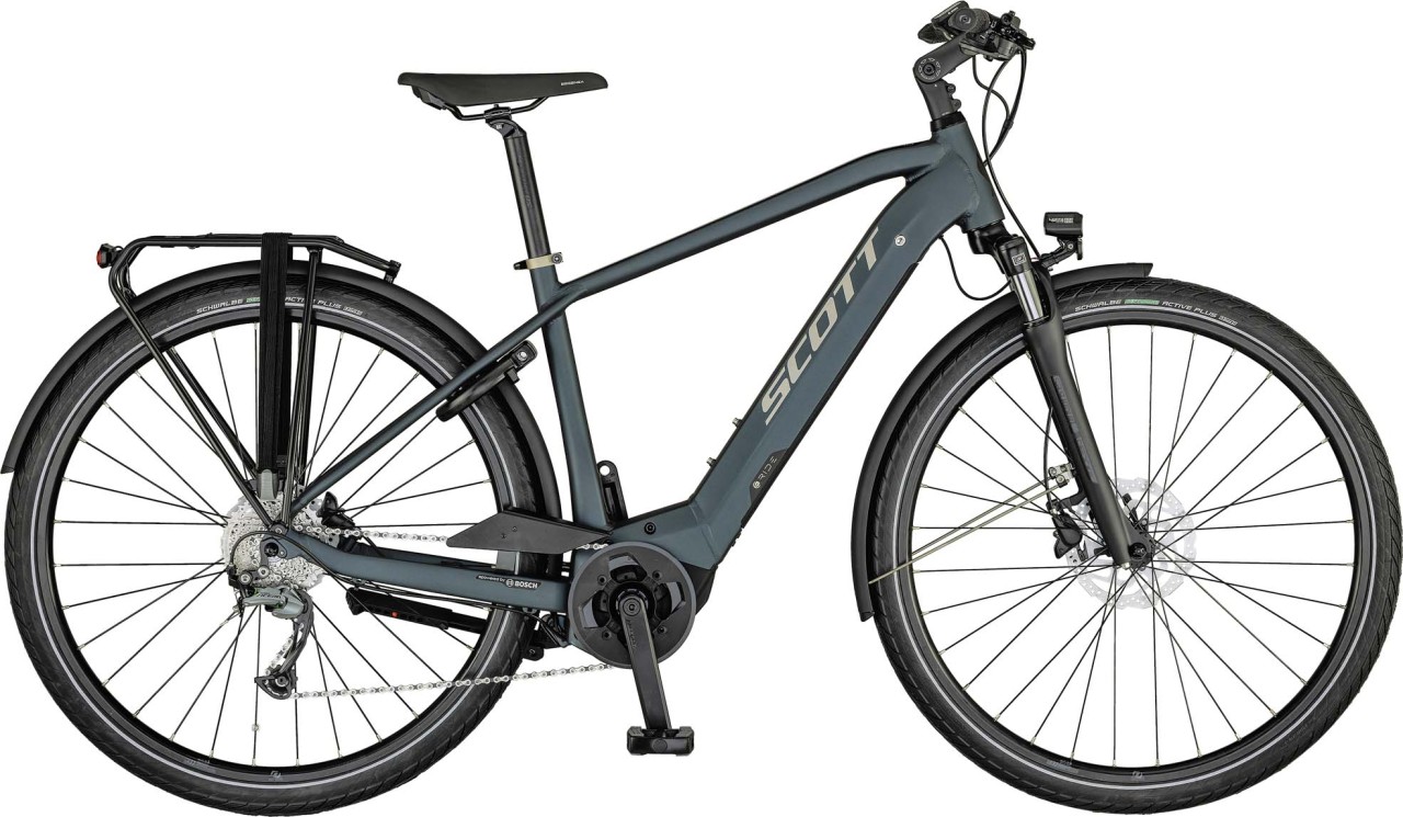 Scott Sub Tour eRIDE 20 Men petrol blue / gloss metal beige / black 2021 - E-Bike Trekkingrad Herren