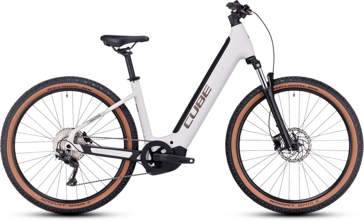 Cube Reaction Hybrid ONE 625 lightgrey n rose 2023 - E-Bike Hardtail Mountainbike Tiefeinsteiger