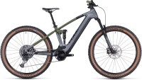 Cube Stereo Hybrid 120 TM 750 flashgrey n olive 2023 - E-Bike Fully Mountainbike