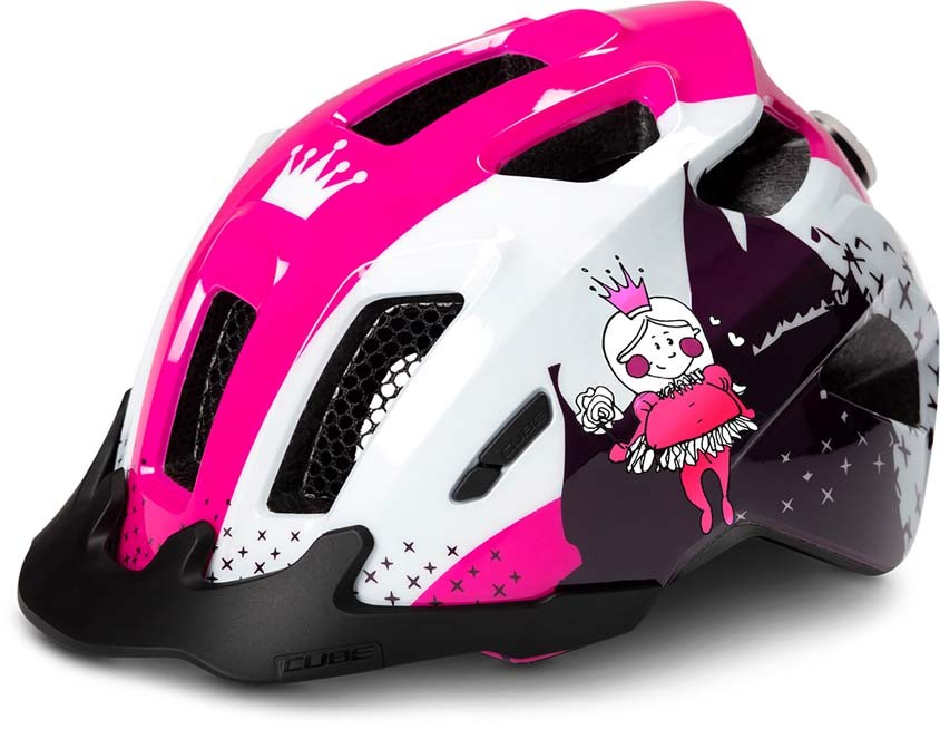 Cube Helm ANT white n pink