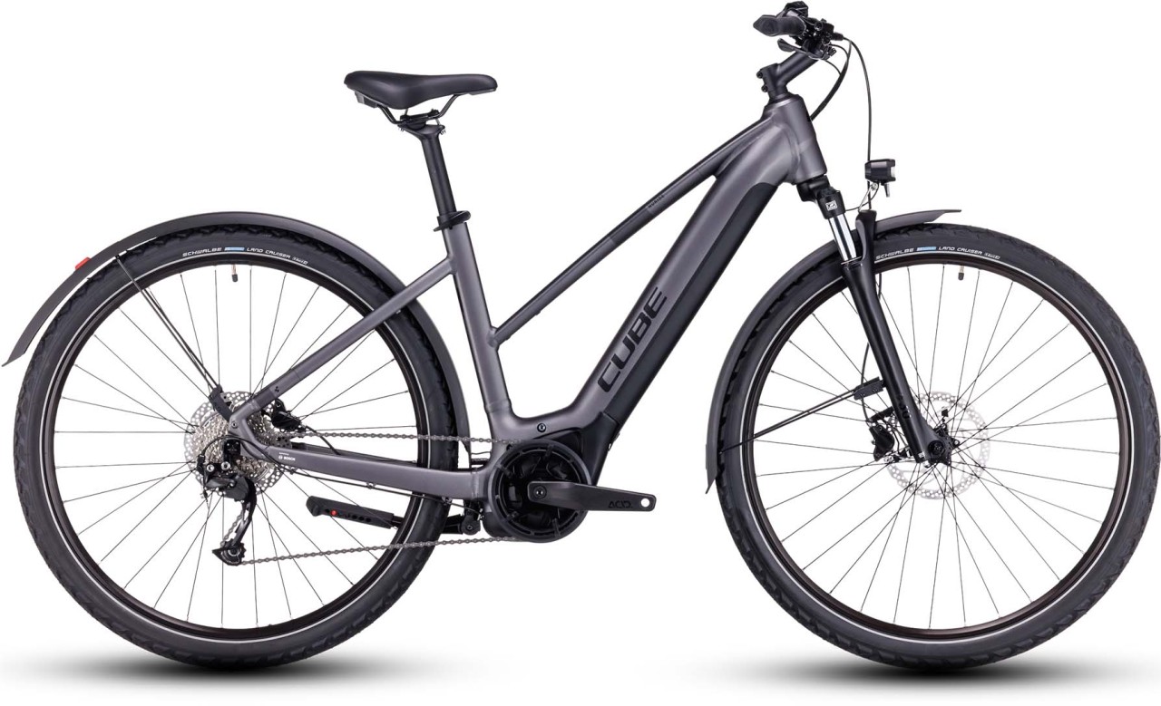 Cube Nuride Hybrid Performance 625 Allroad graphite n black 2023 - E-Bike Trekkingrad Damen
