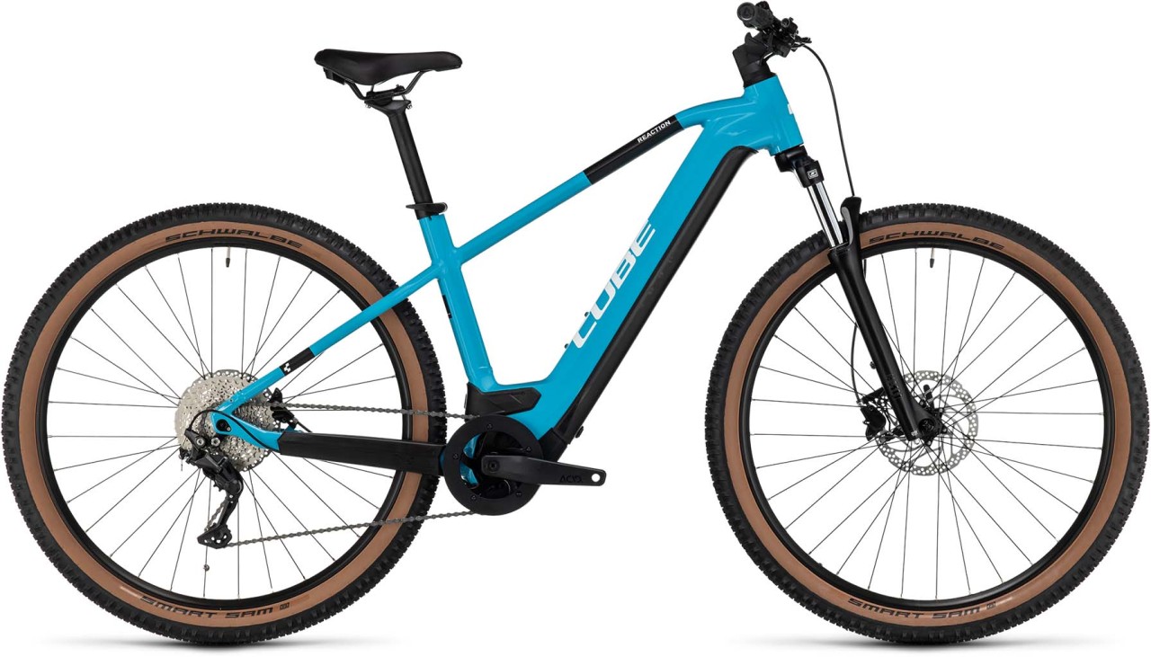 Cube Reaction Hybrid ONE 625 skyblue n white 2023 - E-Bike Hardtail Mountainbike