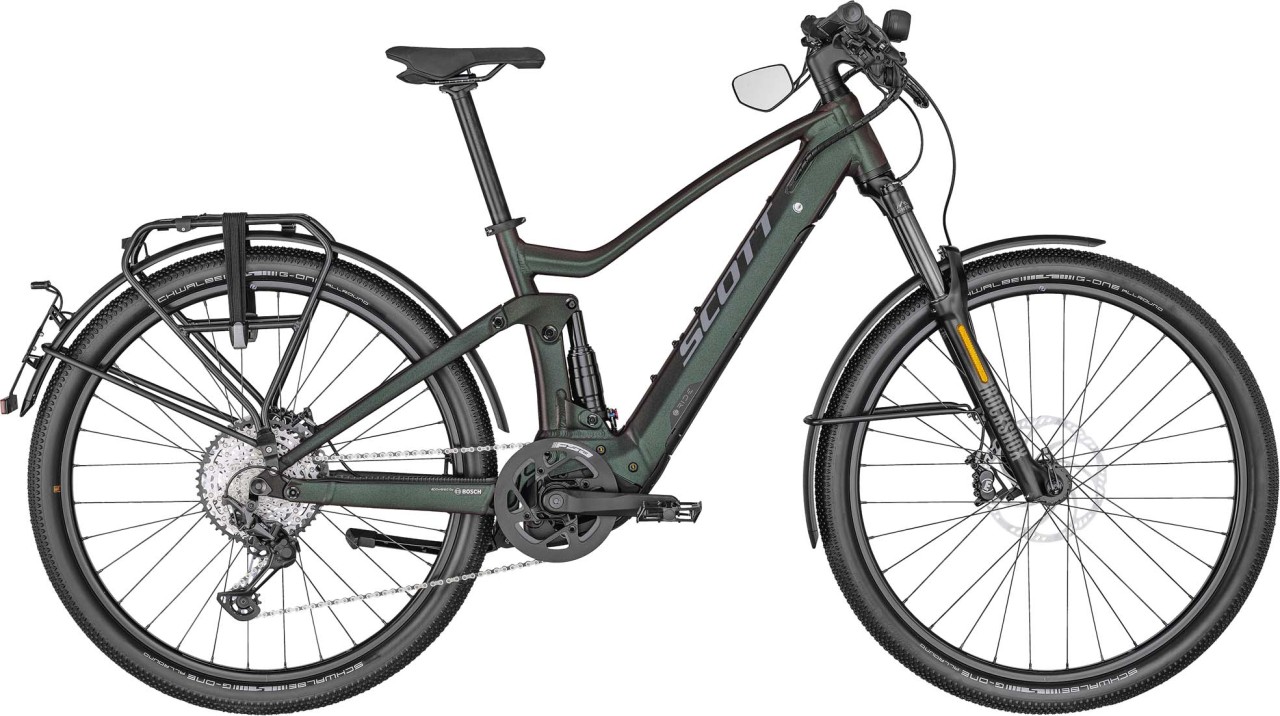 Scott Axis eRIDE FS Speed iridium black / reflective silver 2022 - E-Bike Fully Mountainbike Trekkingrad