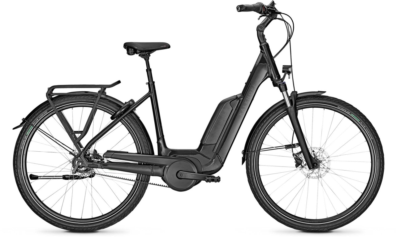 Kalkhoff Image 1.B Excite diamondblack glossy 2023 - E-Bike Trekkingrad Tiefeinsteiger